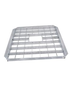 Ubbink Metalen afdekrooster vierkant 40x40cm