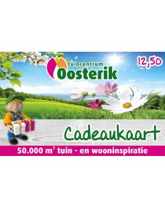 Cadeaukaart 12,50 Euro