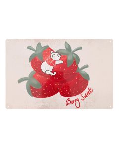 Metalen wandbord Winnie the Pooh A4