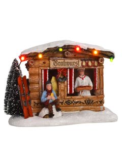 Luville Christmas Market Bratwurst Stall
