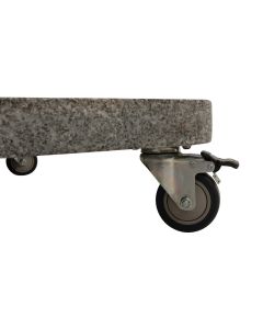 4SO Set van 4 wieltjes voor granieten parasolvoet