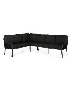 Tierra Outdoor Liv lounge dining set links black