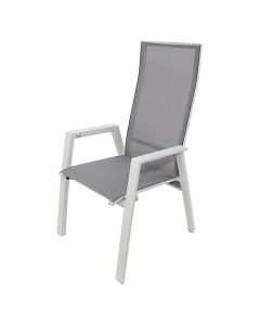 Altona verstelbare stapelstoel mist grey