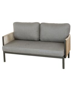 Sidney lounge 2-zitsbank midnight grey