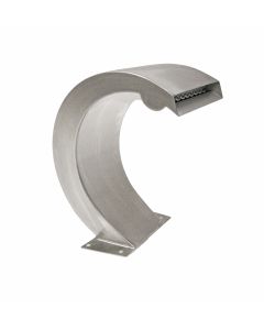 Ubbink Mamba S-LED waterval roestvrij staal 24x27