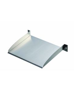Ubbink Brisbane 30 overloopelement roestvrij staal 6x30x25cm
