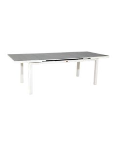 Uitschuifbare dining tafel Plainfield Sky White