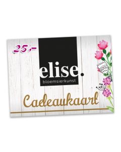 Elise Cadeaukaart 25 euro