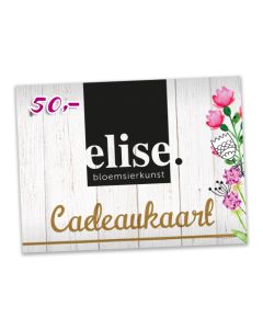 Elise Cadeaukaart 50 euro