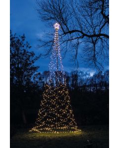 Classic warm 836 LED verlichte boom met ster Ø 160 x H 500 cm