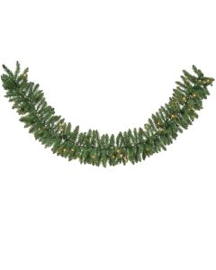 Everest guirlande groen L: 270 x Ø 25 cm met 80 LED indoor