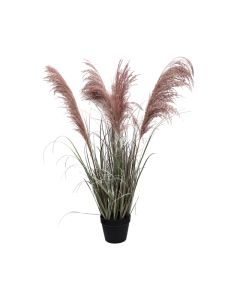 Kunstplant Pampasgras roze H 108 cm