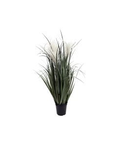 Kunstplant Pampasgras wit H 90 cm