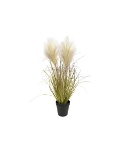 Kunstplant Pampasgras perzik H 72 cm