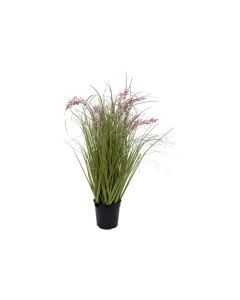 Kunstplant Pampasgras roze H 63 cm