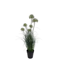 Kunstplant Allium siergras paars H 73 cm