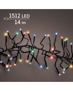 Clusterverlichting 1512 LED Lampjes multicolor