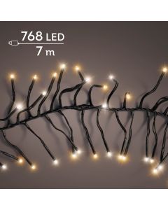 Clusterverlichting 768 LED Lampjes warm wit & classic warm