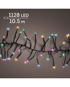 Clusterverlichting 1128 LED Lampjes soft multicolor