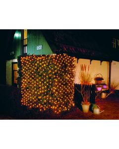 Netverlichting groen 380 LED Lampjes warm wit
