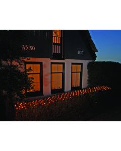 Netverlichting haag groen 240 LED Lampjes warm wit
