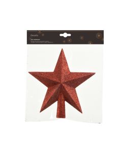 1 Onbreekbare kerstpiek ster kerstrood