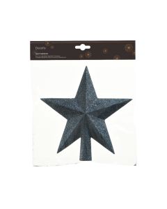 1 Onbreekbare kerstpiek ster nacht blauw