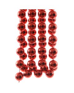 1 Kralenslinger XXL 270 cm kerstrood