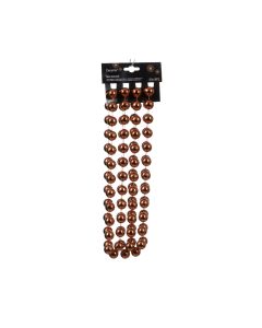 1 Kralenslinger XXL 270 cm espresso