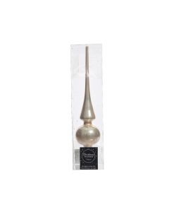 1 Glazen piek glans 26 cm parel