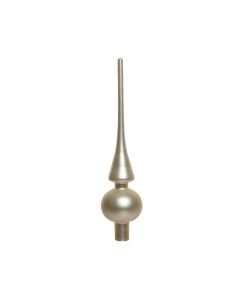 1 Glazen piek mat 26 cm parel
