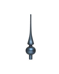 1 Glazen piek mat 26 cm nacht blauw