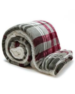 Larsson plaid grey red