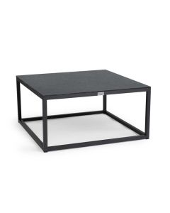 Tierra Outdoor Rio coffee tafel trespa graphite charcoal 80 x 80 cm