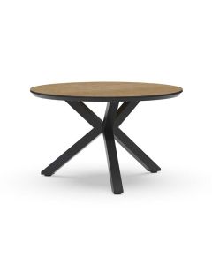 Tierra Outdoor Orbital dining tafel trespa bergamo charcoal Ø 120 cm