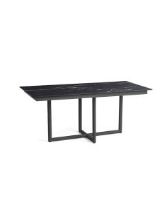 Tierra Outdoor Rivera dining tafel trespa marble charcoal 150 x 90 cm