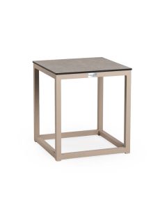 Tierra Outdoor Rio coffee tafel trespa ophira champagne 40 x 40 cm