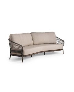 Tierra Outdoor Juno 3-zits lounge bank incline chocolat