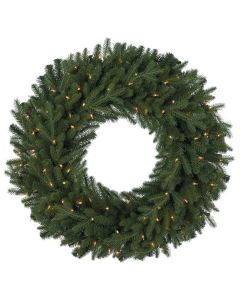 Krans Ø 60 cm Northern Spruce met warm LED