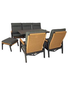 Louviers lounge set midnight grey