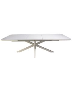 Hillsdale uitschuifbare dining tafel sunny crème 200 - 260 x 100 cm