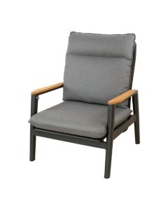 Merino lounge stoel midnight grey